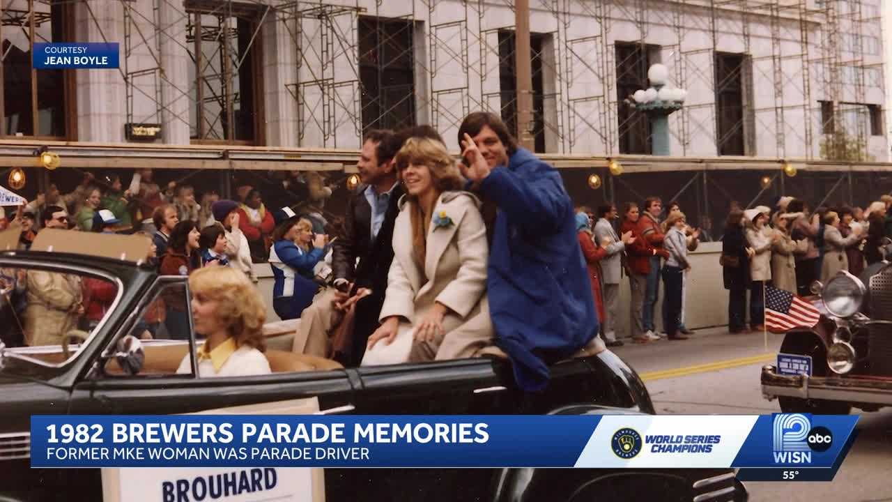 Former Milwaukee woman recalls driving Brewers players in 1982 parade — Mequon Sports news