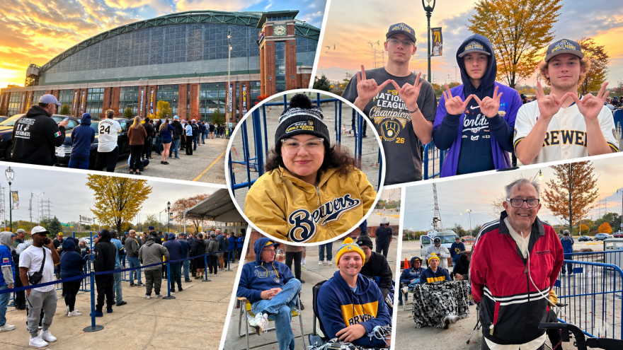 🧢'The early bird gets the merch': Brewers fans line up for World Series gear — Mequon Community news